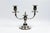 Two-Light Candlesticks in Silver-Plated Metal, 1890s, Set of 2 For Sale - Image 9 of 13