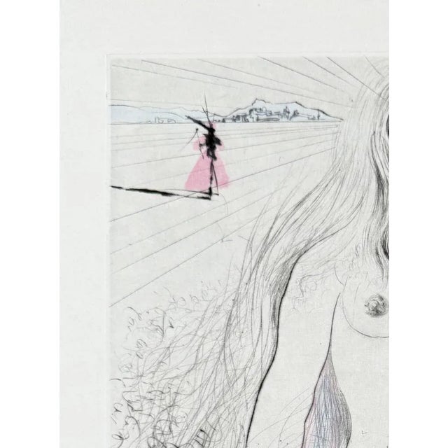 Salvador Dali, Femme à cheval, 1969, Etching, in Flawless conditions. Designed 1960 to 1969