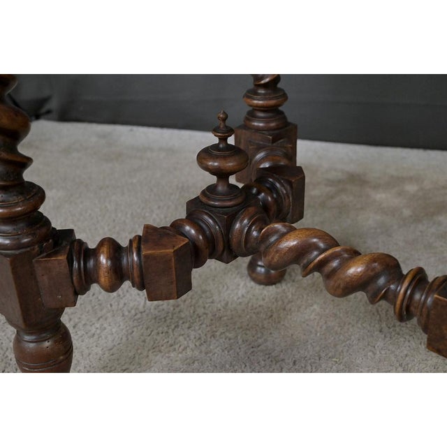Henri II Walnut Writing Desk, 19th Century For Sale - Image 17 of 18