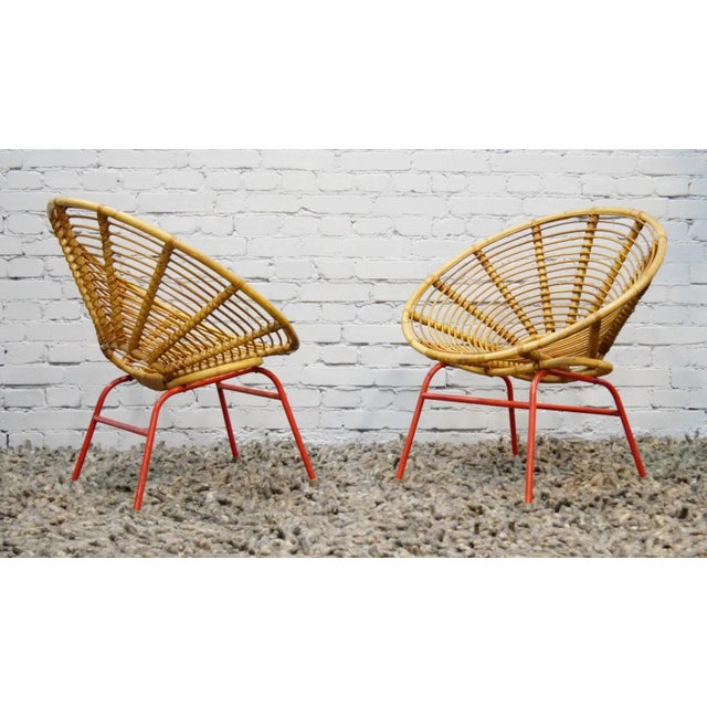 Bamboo Chair from Rohé Noordwolde, The Netherlands, 1950s For Sale - Image 12 of 18
