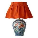 Chinoiserie Delft Table Lamp by Royal Tichelaar Makkum, 1940s For Sale