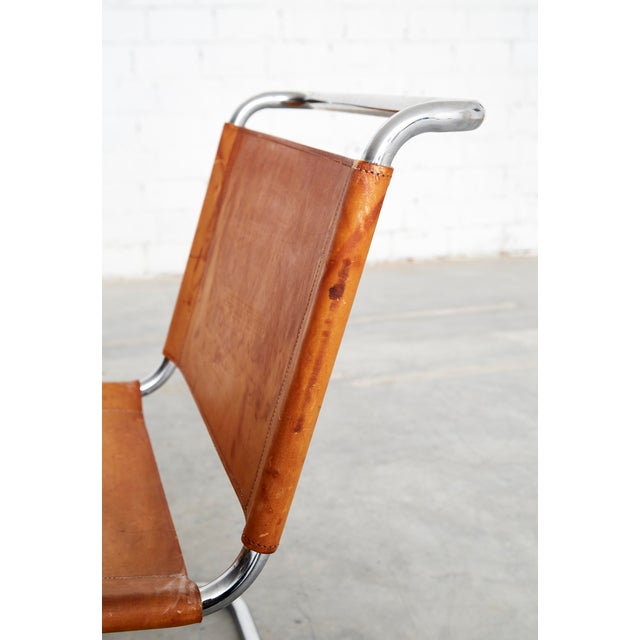 Tan Mr Lounge Chair by Ludwig Mies van der Rohe for Thonet, 1970s For Sale - Image 8 of 15