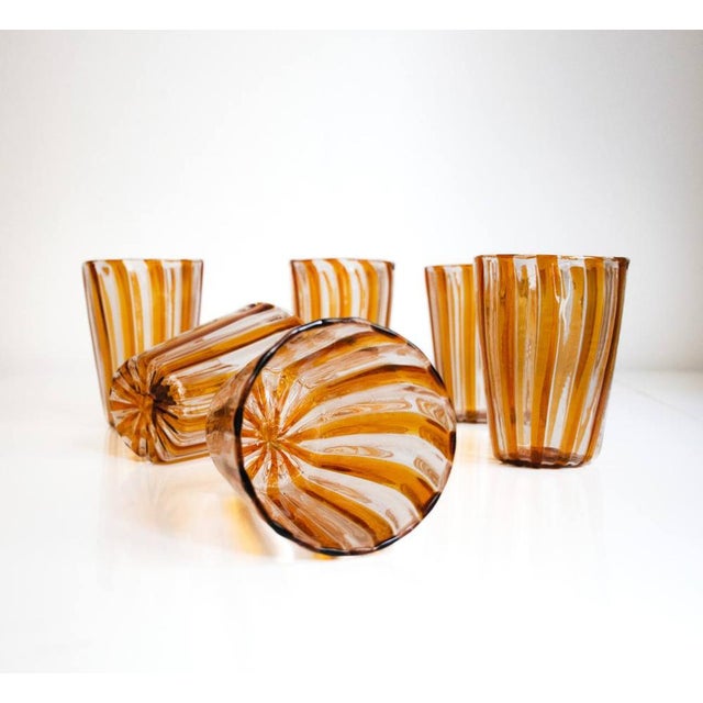 Italian Murano Glassware by Angelo Ballarin for Ribes Studio, 2004, Set of 6 For Sale - Image 12 of 18