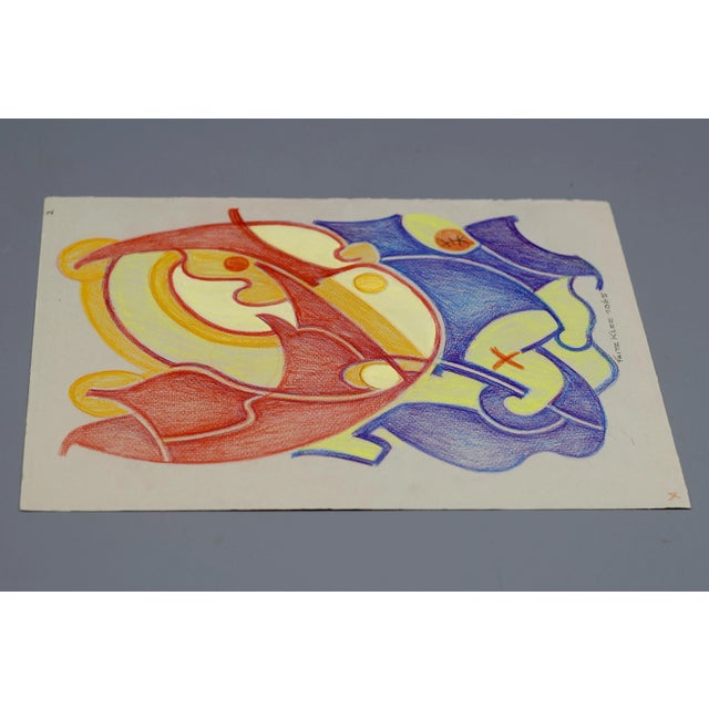 Fritz Klee, Abstract Composition, Germany, 1965, Drawing For Sale - Image 11 of 18