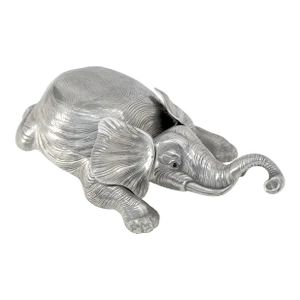 Arthur Court Elephant Sculpture Tray Box