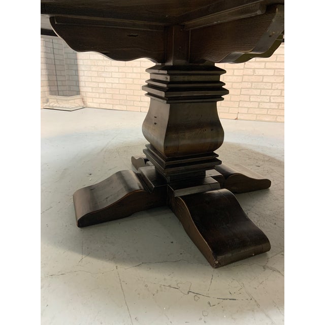 Restoration Hardware Salvaged Wood Trestle 72" Round ...