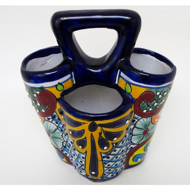 Mexican Ceramic Utensils Holder Chairish