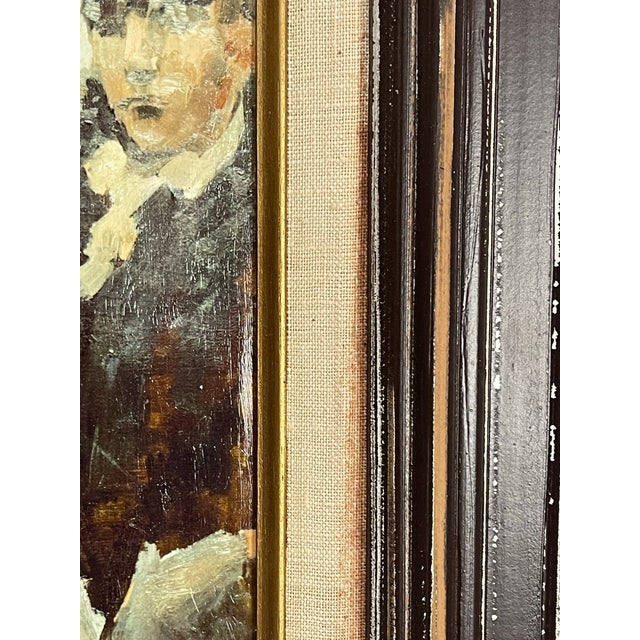 Two Maids in Amsterdam — After Isaac Israëls, C. 1894 — Hand-Textured Fine Art Print For Sale In Cincinnati - Image 6 of 12