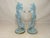 Robin's Egg Blue Pair of Vintage English Cast Iron Seahorses For Sale - Image 8 of 17