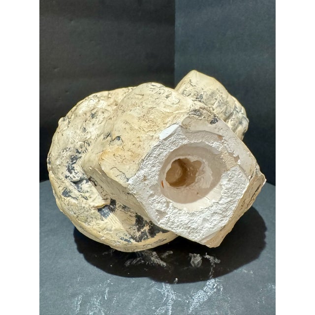 1960s Larry Mohr Painted Plaster Abstract Sculpture Signed From Artist Estate For Sale In Atlanta - Image 6 of 7