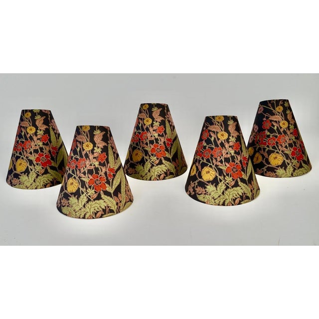 Mid-Century Modern Brass Hanging Light with Original Shades, 1950s For Sale - Image 9 of 18