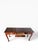 Vintage Queen Anne Mahogany Three Drawer Console Table For Sale - Image 4 of 8