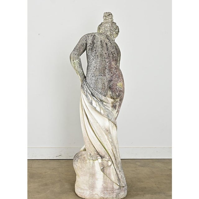 English Early 20th Century English Reproduction Statue of La Baigneuse or Venus Bathing For Sale - Image 3 of 14