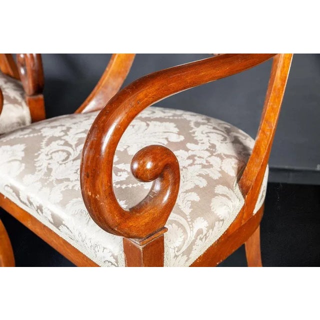 Ivory Italian Dining Chairs, 1790s, Set of 8 For Sale - Image 8 of 17