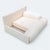 Postmodern Late 20th Century Postmodern Italian Lounge Chairs in Textured Cream Fabric, Pair, Leather For Sale - Image 3 of 18