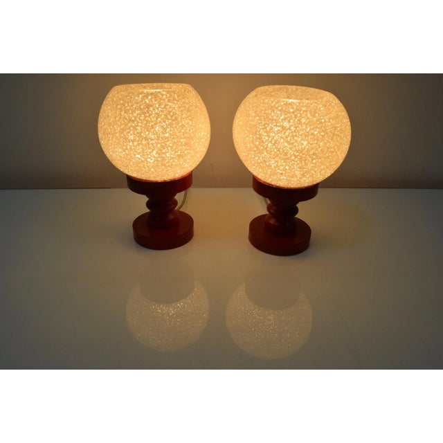 Mid-Century Table Lamps by Pokrok Zilina, 1960s, Set of 2 For Sale - Image 13 of 14