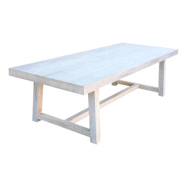 Ebba Dining Table made from Reclaimed Pine, Made to Order by Petersen Antiques For Sale