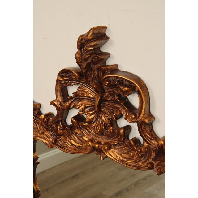 John Richard Rococo Style Gilt Carved Frame Wall Mirror For Sale - Image 12 of 18