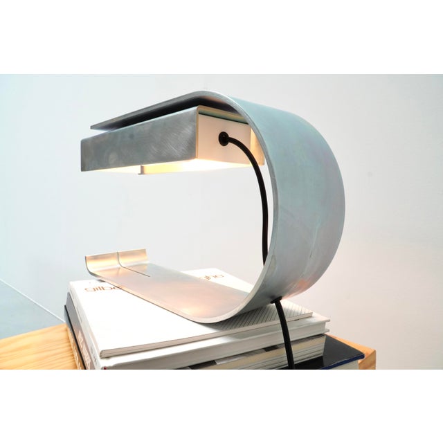 Metal CG01 Table Lamp in Galvanized Steel by Christophe Gevers, 2010s For Sale - Image 7 of 9