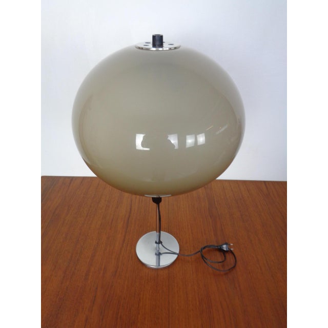 Chrome-Plated Plastic Table Lamp, Italy, 1960s For Sale - Image 3 of 18