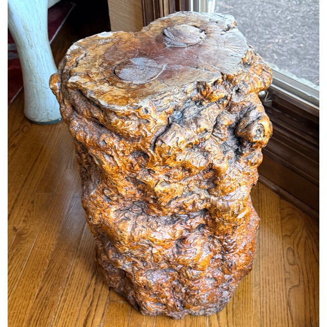 Mid Century Wood Bench/Table A work of art from nature. So sculptural and unique and a great scale as a table or extra...