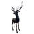 Bronze Twelve-Point Stag Garden Sculpture For Sale - Image 11 of 18