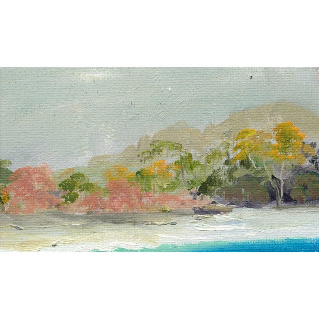 Big Sur Beach, Diminutive Landscape by Kathleen Murray For Sale - Image 4 of 6