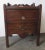 Early 19th Century English Mahogany Commode with Campaign Handle Lift Up Compartment Side Table Early 19th Century For Sale - Image 5 of 10