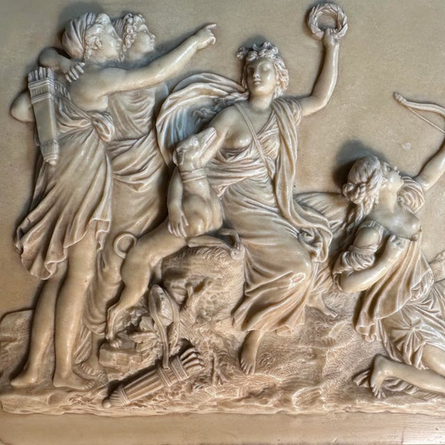 French Marble Dust and Resin Reproduction of Diana and Her Nymphs by Ferdinand Barbedienne, Paris, 1859 For Sale - Image 3 of 9