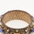 1900 - 1909 Antique Hungarian Silver Vermeil Enamel Chalcedony Seed Pearl Bangle For Sale - Image 4 of 10