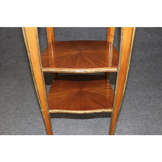 Pair Dore' Bronze Mounted French Louis XV Night Stands Attr. Joseph Zweiner For Sale - Image 13 of 17