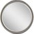 Metal Thomas O'Brien for Visual Comfort Signature Tricia 30" Illuminated Round Mirror in Matte White and Polished Nickel For Sale - Image 7 of 10