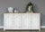 Not Yet Made - Made To Order Sarreid Four Diamonds Antique White Sideboard For Sale - Image 5 of 7