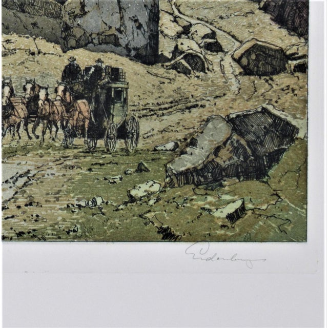 Mid 20th Century Josef Eidenberger, Rocky Mountain Stage Coach, Circa 1975 For Sale - Image 5 of 7