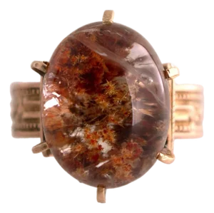 Late 19th Century Lodalite in a Victorian Ring Mounting, Size 6.5