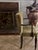 Mid Century Arm Chair With Velvet Nail Heads For Sale - Image 4 of 12