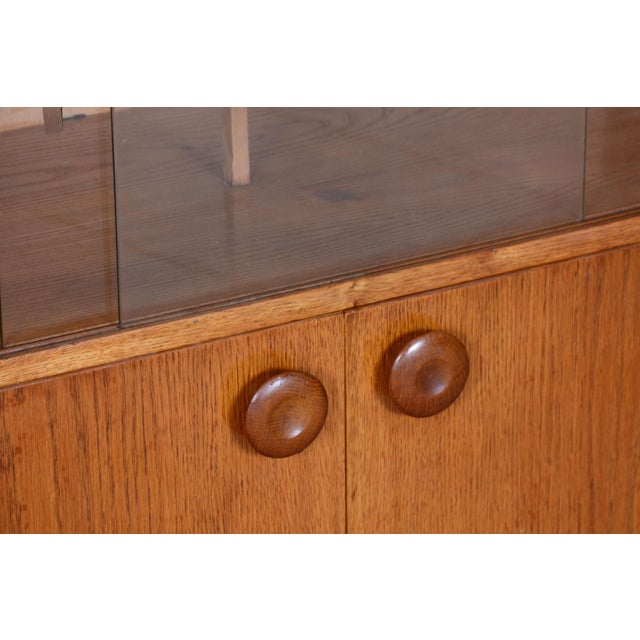 Mid-Century Bookcase in Oak attributed to Up Závody, 1950s For Sale - Image 6 of 11