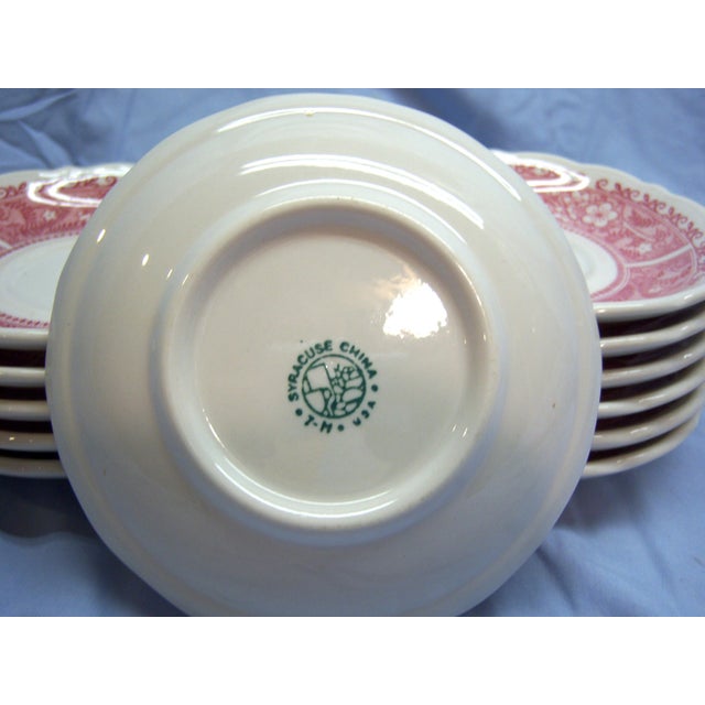 Vintage Strawberry Hill Saucers 7M by Syracuse China Restaurant China