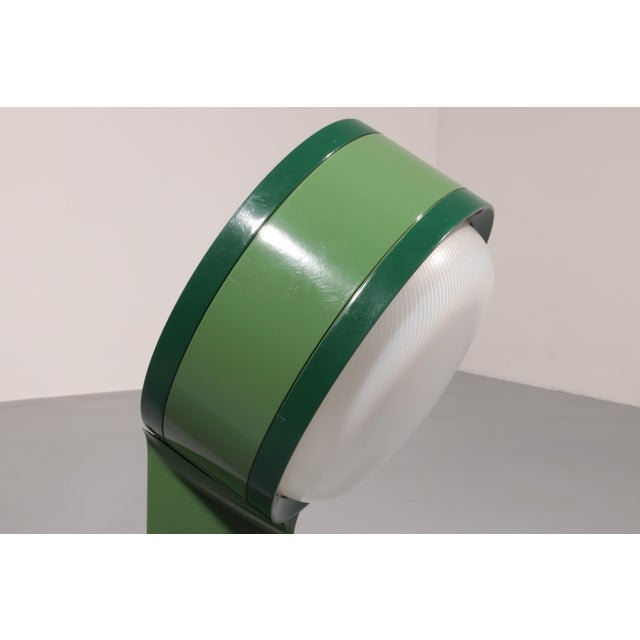 Forest Green Drum Lamp by Afra and Tobia Scarpa for Flos, 1970s For Sale - Image 8 of 12