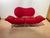 Metal Red Convertible Sofa attributed to Bonaldo, 1980s For Sale - Image 7 of 18