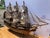 here we have a large vintage hand made galleon warship. this piece must have taken months if not years to made. Highky...