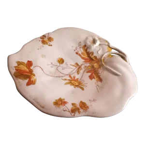 1950s Limoges France Leaf Trinket Dish