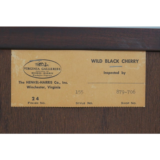 Henkel Harris Cherry 7 Drawer Lingerie Chest For Sale - Image 14 of 16