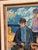 Svend Nielsen, Figures at the Fish Shed, 1950s, Oil on Canvas, Framed For Sale - Image 5 of 16