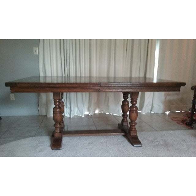 Ethan Allen Royal Charter Oak Collection Dining Set Set of 7 Chairish