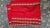 Red Vintage Kilim Tablecloth, 1970s-1980s For Sale - Image 8 of 9