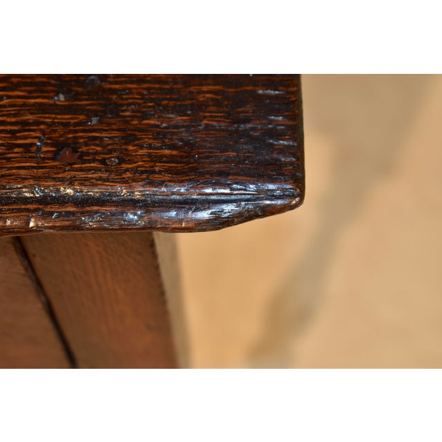 17th Century English Oak Lowboy For Sale - Image 9 of 12