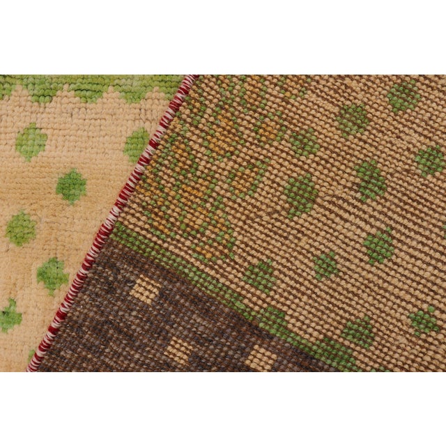 Contemporary Balochi Red/Gray Wool Rug - 3'2''x4'10'' For Sale - Image 9 of 11