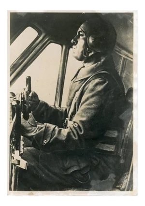 Unknown, Mussolini in Command, Vintage B/W Photograph, 1937