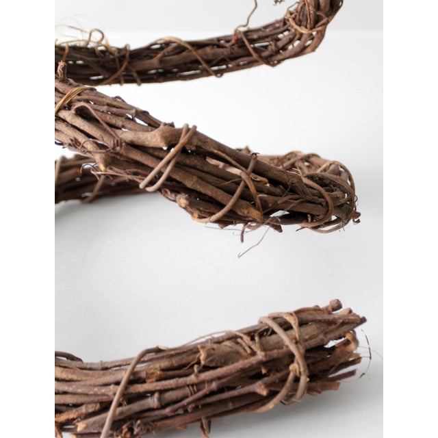 Brown Vintage Grapevine Tree Sculpture For Sale - Image 8 of 8